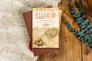 Pilgrim by J.John. A contemporary re-telling of The Pilgrim's Progress by John Bunyan